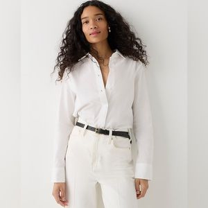J. Crew women’s button up slim fit stretch dress shirt size small , barely worn